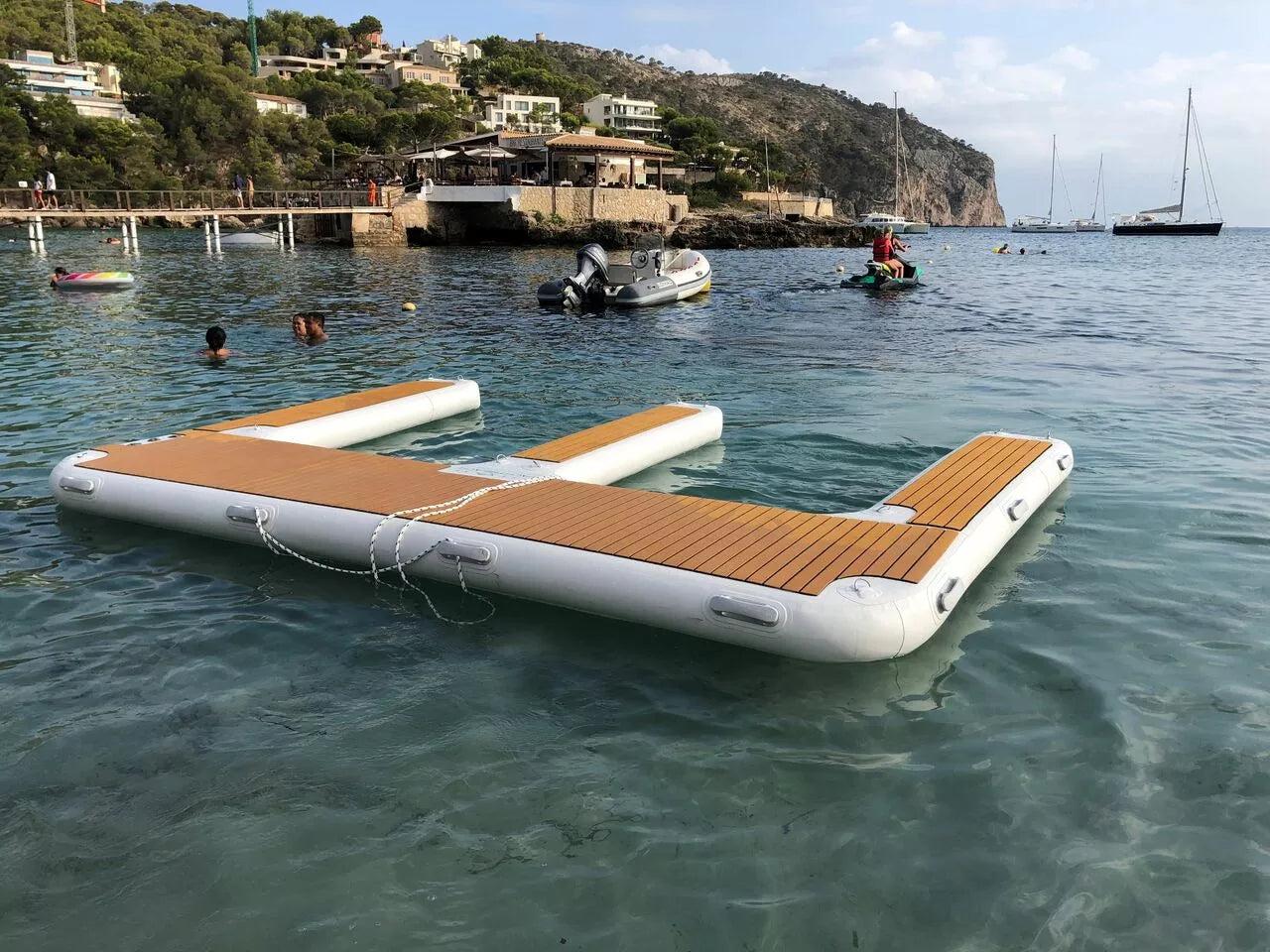 Inflatable U-Dock Platform
